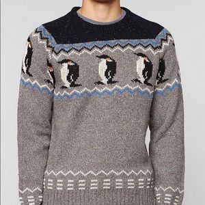 Character Hero Fair Isle Crewneck Penguin Sweater